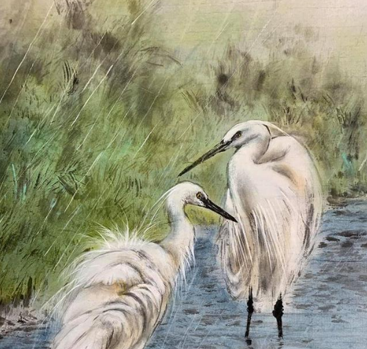 那些美得让人窒息的国画作品……