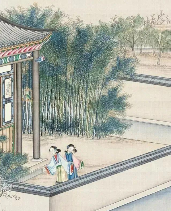 国画里的中式庭院，古人真的太会生活了，好想住进去！