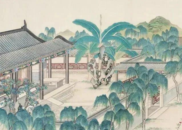 国画里的中式庭院，古人真的太会生活了，好想住进去！