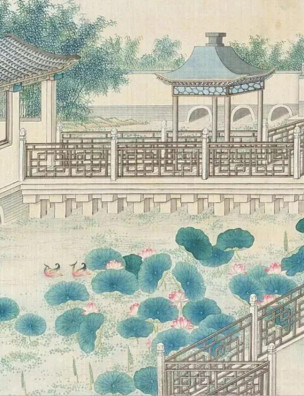 国画里的中式庭院，古人真的太会生活了，好想住进去！