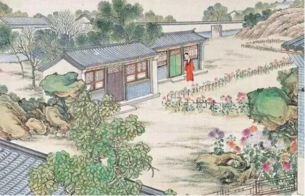 国画里的中式庭院，古人真的太会生活了，好想住进去！