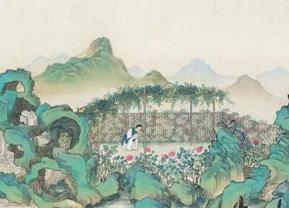 国画里的中式庭院，古人真的太会生活了，好想住进去！